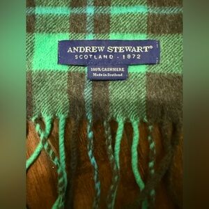 100% Cashmere Andrew Stewart Scarf
